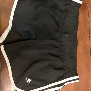Adidas shorts black and white size small